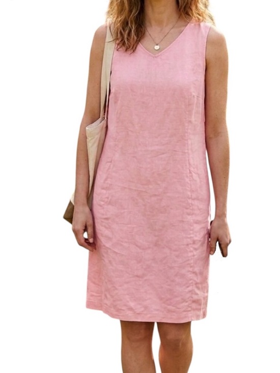 Love Linen Dresses & Skirts - Love Linen Light Pink Dress